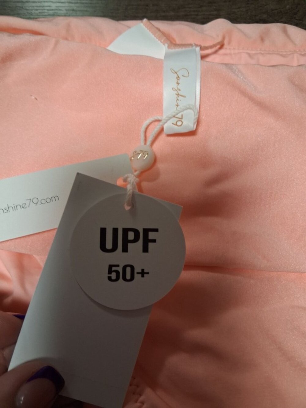 NWT Sunshine 79 Swimwear Bikini Bottom Pink UPF 50+ Size 10 - Picture 4 of 5